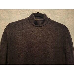 Men's Merino Wool Sweater XL READ Grey Charcoal Classic Minimalist Slim  Casual